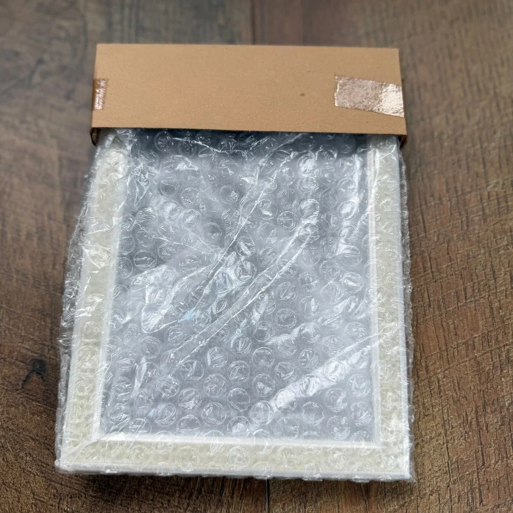 Milano Series Diamonds 5x7 Photo Frame Polished Silver NIB Bed Bath Beyond